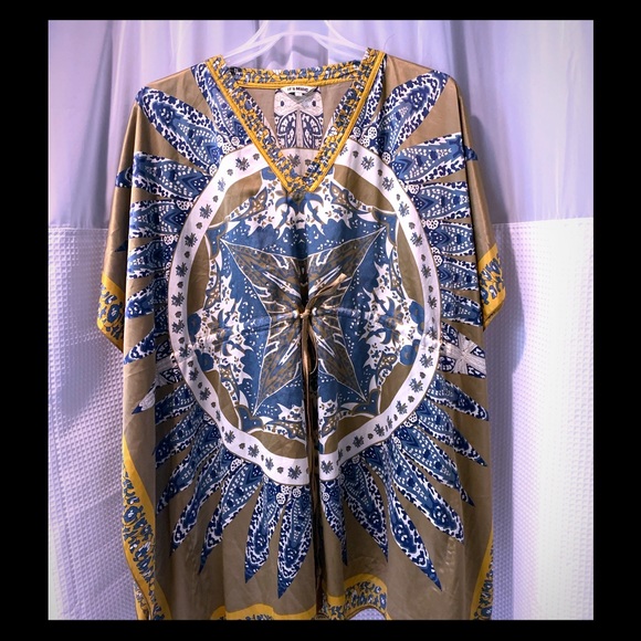 Dresses & Skirts - Kaftan mini dress / tunic/ cover up Dresses & Skirts - Kaftan mini dress / tunic/ cover up